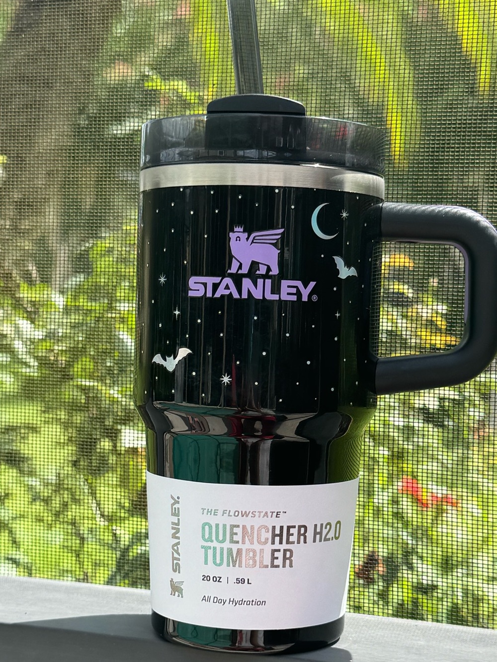 New 2025 Stanley Halloween Black Spellcast 20 oz Quencher H2.0 Tumbler